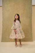 Gold Embroidered Sequin Mesh Dress